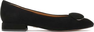 Kazar Su&egrave;de ballerinas met platte hakken - Dames - Ballerinas - Zwart - 36 EU - Su&egrave;de - Schoenen