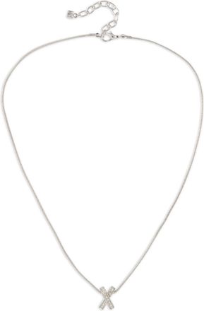 Nina Ricci 1990s pre-owned rhodium-plated necklace - Silver