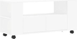 vidaXL Vidaxl - tv Cabinet White 102x34.5x43 cm Engineered Wood