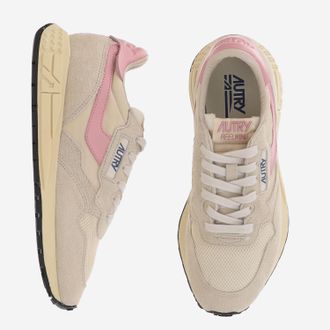 Autry Womens Sneakers Reelwind Pink Leather Trainers