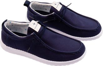 Tailorbyrd Guy Canvas Boat Shoe in Navy at Nordstrom Rack, Size 10.5