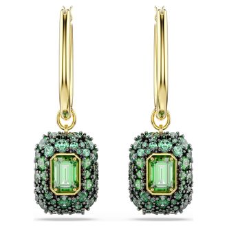 Swarovski Sublima 18k Gold Plated Drop Earrings