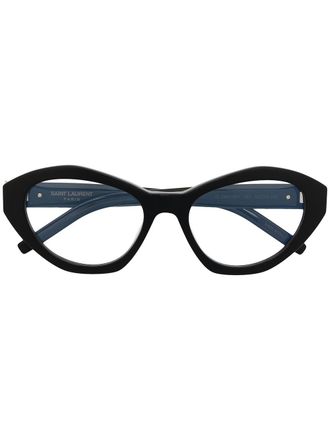 Saint Laurent Eyewear Occhiali ovali - Nero