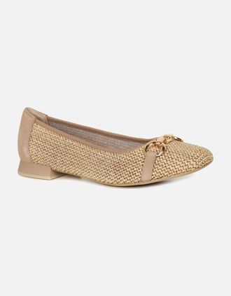 Caprice Womens Tour Womens Ballet Pumps - Brown - Size: 6.5