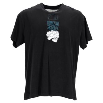 Off-white Dripping Arrows T-Shirt in Black Cotton