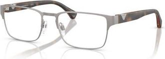 Emporio Armani 55mm Square optical glasses in Grey at Nordstrom