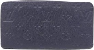 Louis Vuitton Pre-owned Wallets, male, Blue, Size: ONE SIZE Pre-owned Monogram Empreinte Long Wallet
