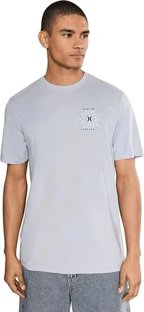 Hurley H2o Dri Shine Short Sleeve Mens T Shirt Light Asteroid : 2XL, Cotton/Polyester