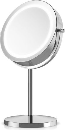 OEM Espejo De Maquillaje Led De 8 - Espejo Independiente De Doble Cara Con Aumento Normal/5x - Espejo Redondo Iluminado Para Maquillaje Y Afeitado - Rotac