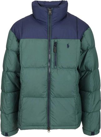 Polo Ralph Lauren Jassen, Heren, Groen, XL, Leer, Gorham Down Jacket