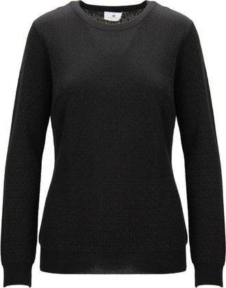 Elisabetta Franchi Round-neck Truien - Dames - Ronde hals truien - Zwart - XL - Truien & Vesten