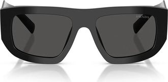 Prada Sunglasses Prd04 Su 16 K08 Z Black/Dark Gray Women