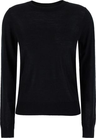 Parosh Black Crew Neck Sweater
