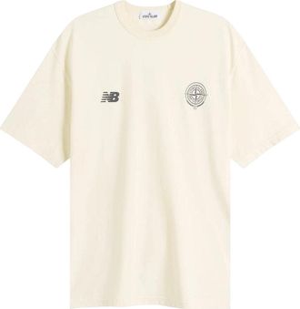Stone Island Stone Island x New Balance Shortsleeve T-Shirt Ivory L1S252100001S0115V0093