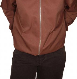 Le Lis Blanc Deux Hudson Plaid Trim Jacket In Brown