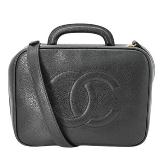 Chanel Pre-owned Handbags, female, Black, Size: ONE SIZE Pre-owned Vanity Bag