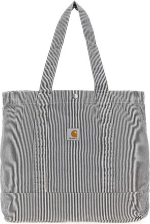 Carhartt Work in Progress Grey Mercer Stripe Large Tote