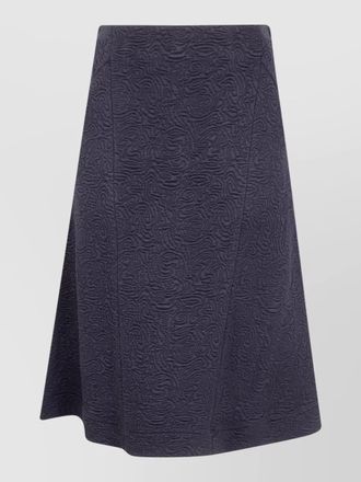 Dries Van Noten husosy long a line textured skirt