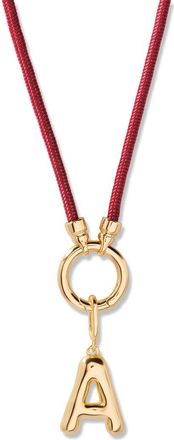 Brook & York Kai Initial Charm Necklace in Gold/purple A at Nordstrom