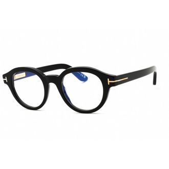 Tom Ford Demo Oval Mens Eyeglasses FT6037-B 001 49