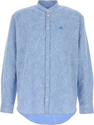 Etro Light Blue Regular Shirt