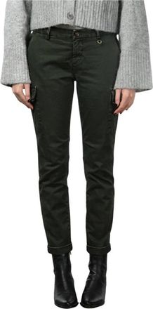 Mason's Chile City Cargo Broek - Dames - Slim Fit Broeken - Groen - S - Katoen - Broeken