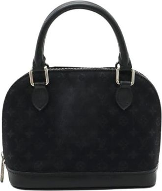 Louis Vuitton Pre-owned Handbags, female, Black, Size: ONE SIZE Pre-owned Satin Handbag