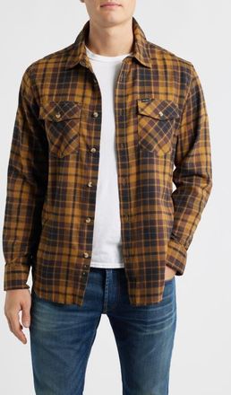 Dark Seas Tanglewood Plaid Flannel Button-Up Shirt in Black/Brown at Nordstrom, Size Xx-Large