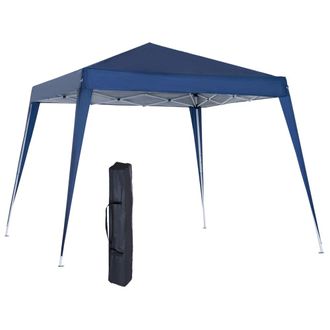 OUTSUNNY Carpa plegable 240x240x250 cm azul