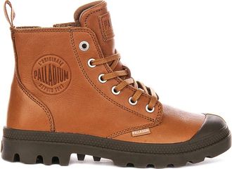 Palladium Lace-up Boots, male, Brown, 7 UK, Pampa Hi Zip Lite