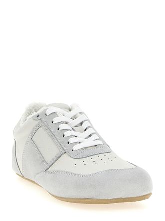Maison Margiela Suede and Leather Sneaker - White