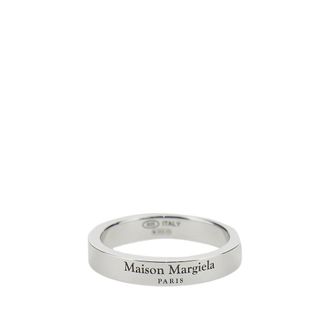 Maison Margiela Engraved logo ring Man VIII