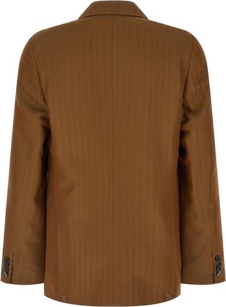Dries Van Noten Mens Brown Wool Blazer Clothing