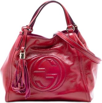 Gucci Pre-owned Gucci Small Patent Soho Satchel Ladies 4CYD635J1OMU6XHZ