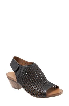 Bueno Lacey Slingback Sandal in Black Leather at Nordstrom, Size 10.5-11Us