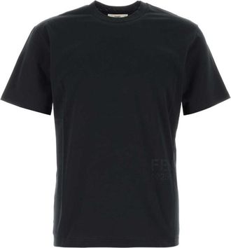 Fendi Black Crew Neck T-Shirt