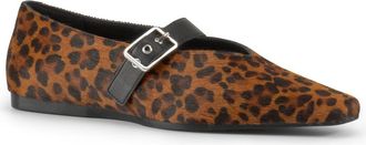 Vagabond Wioletta Genuine Calf Hair Flat in Multi Brown at Nordstrom, Size 7Us