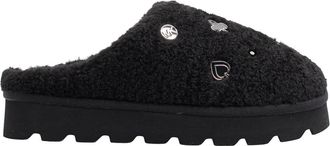 Michael Kors Winnie Slipper - Dames - Pantoffels - Zwart - 40 EU - Polyester - Schoenen
