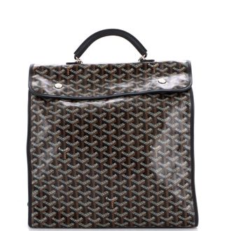 Goyard Saint Leger Briefcase Backpack Coated Canvas
