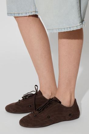 Balenciaga City Sports Shoes, Womens, Brown