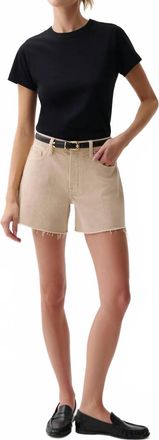 Pistola Denim Kennedy Mid Rise Short In Honey