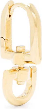 Maria Black Carabiner huggie earring - unisex - Gold Plated Silver - One Size