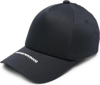 Emporio Armani Baseballpet met Geborduurd Logo - Heren - Petten - Blauw - ONE Size - Accessoires