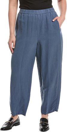 Eileen Fisher Plus Linen & Silk-Blend Ankle Lantern Pant