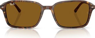 Ray-Ban 56mm Square Sunglasses in Brown at Nordstrom