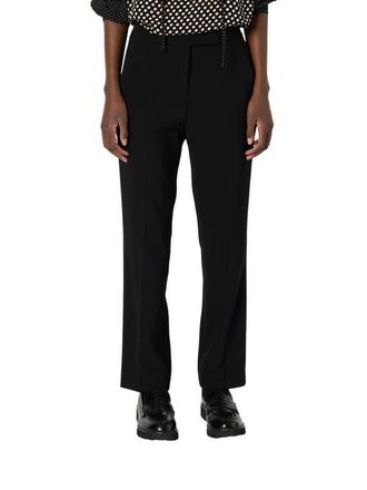Gerard Darel Cora Straight Suit Pants in Black at Nordstrom, Size 14