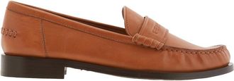 Ferragamo Irina Leather Moccasins, Size 6.5 C