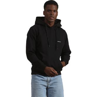 Members Only Logan Hooded Sweatshirt in Black at Nordstrom, Size Xx-Large