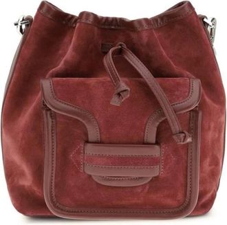 Pierre Hardy Alpha Bucket Bag - Dames - Schoudertassen - Rood - ONE Size - Leer - Tassen