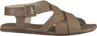 AGL Elsy Criss Cross - Dames - Sandalen - Bruin - 36 EU - Leer - Schoenen